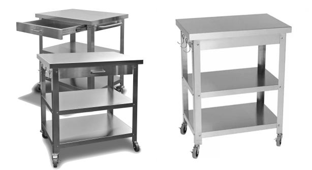 outdoor kitchen carts